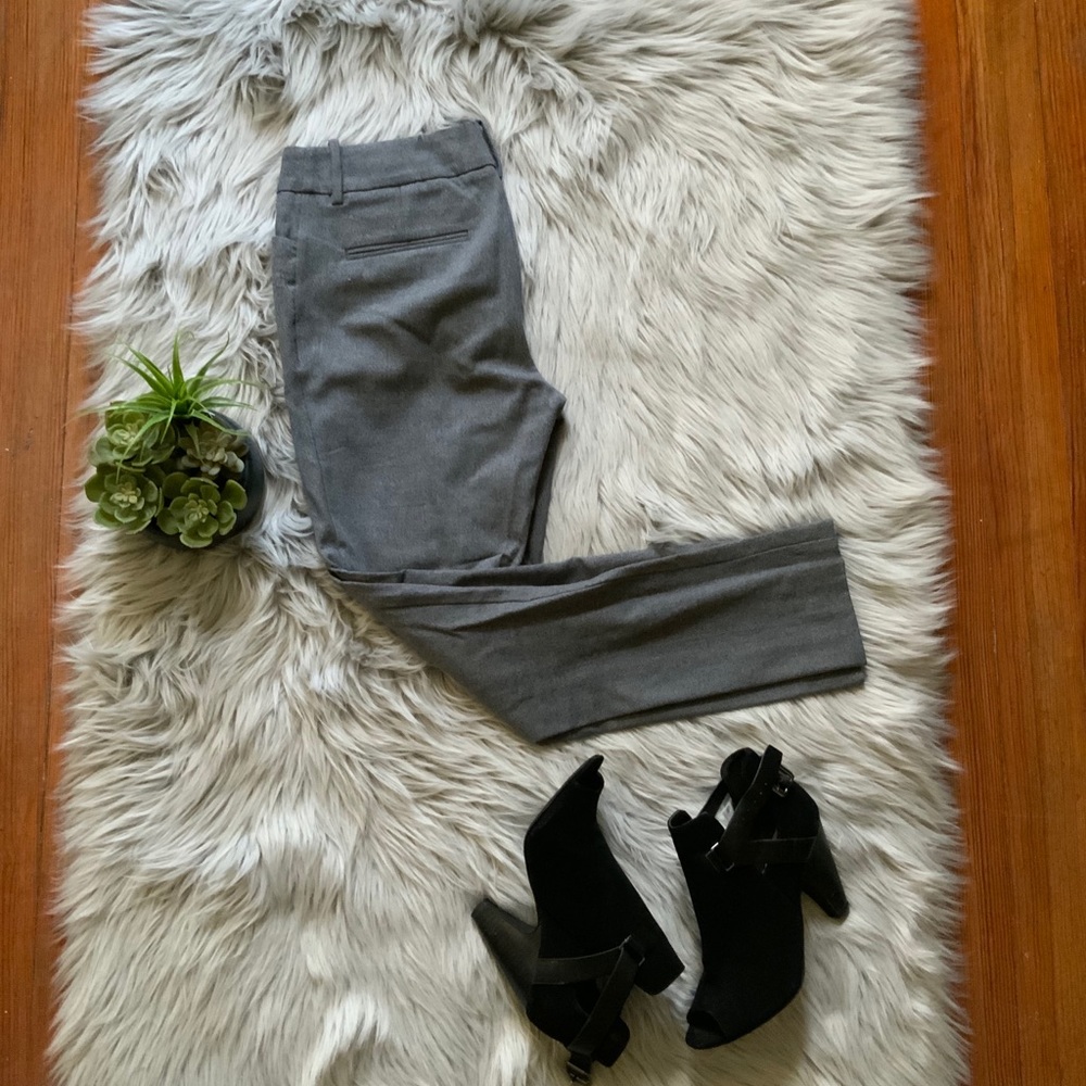 Skinny Leg Gray Work Pant